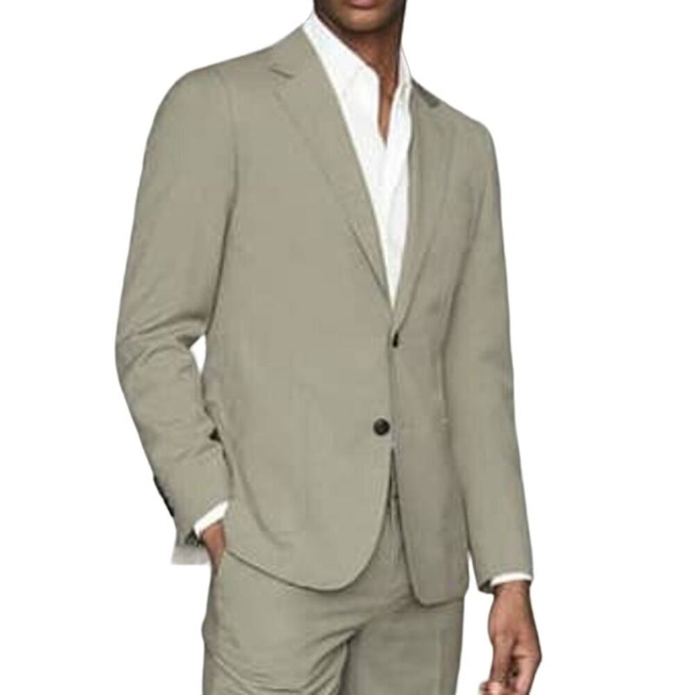 Reiss NWT Fantasy Wool Blend Single Breasted Blazer Men's Size 42 2 Button